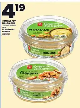 Provigo HUMMUS PC BIOLOGIQUE, 190 G offer