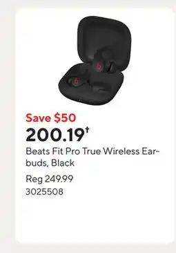 Staples Beats Fit Pro True Wireless Earbuds, Black offer