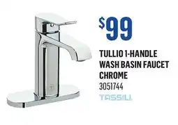 Canac Tullio 1-Handle Wash Basin Faucet Chrome offer