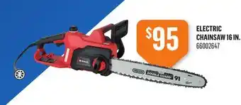 Canac Electric Chainsaw 16 in offer