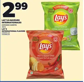 Provigo LAY'S À SAVEURS INTERNATIONALES, 165 G offer