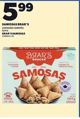 Provigo SAMOSAS BRAR'S, 624 G offer