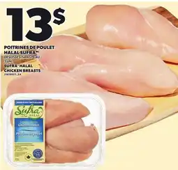 Provigo POITRINES DE POULET HALAL SUFRA, 3 UN offer