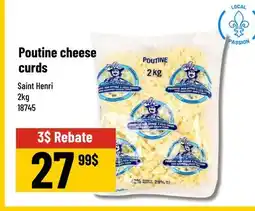 Mayrand Saint Henri Poutine cheese curds offer