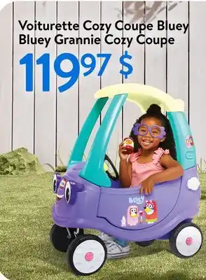 Walmart Blue Grannie Cozy Coupe offer