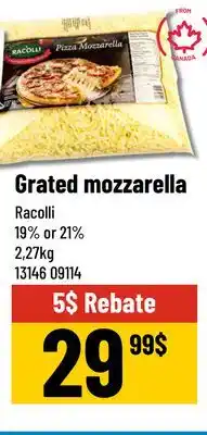 Mayrand Racolli Grated mozzarella offer