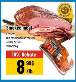 Mayrand Lesters Smoked meat offer