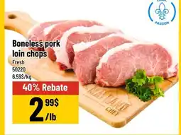 Mayrand Boneless pork loin chops offer