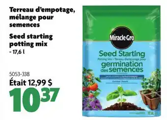 Home Hardware Seed starting potting mix - 17.6 L offer