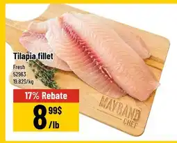 Mayrand Tilapia fillet offer