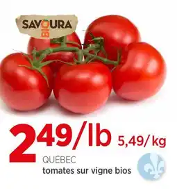 Avril Tomates sur vigne bios offer