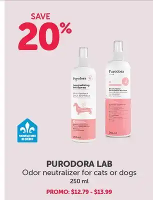 Mondou PURODORA LAB Odor Neutralizer for cats or dogs 250 ml offer