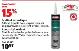 Home Hardware Black Jack Acoustical sealant offer