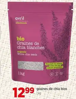 Avril graines de chia bios offer