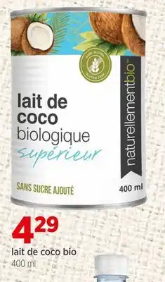 Avril Lait de coco bio offer