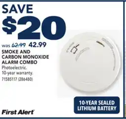 RONA SMOKE AND CARBON MONOXIDE ALARM COMBO offer