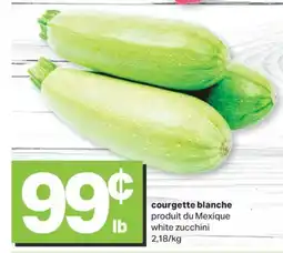 L'Intermarché COURGETTE BLANCHE offer