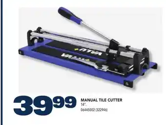 RONA VALU+ MANUAL TILE CUTTER offer