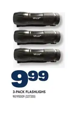 RONA 3-PACK FLASHLIGHS offer