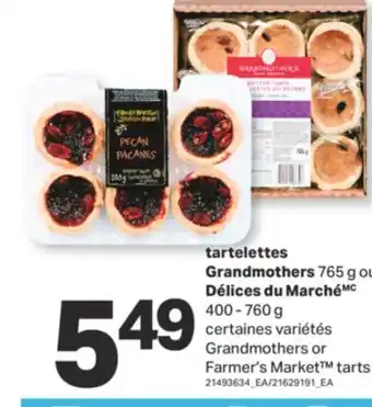 L'Intermarché TARTELETTES, 765 G OU, 400 - 760 G offer