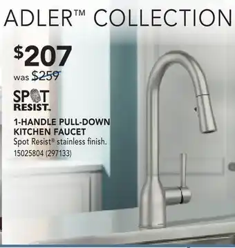 RONA 1-HANDLE PULL-DOWN KITCHEN FAUCET offer