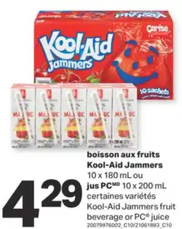 L'Intermarché BOISSON AUX FRUITS JAMMERS, 10 X 180 ML JUS, 10 X 200 ML offer