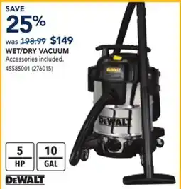 RONA DEWALT WET/DRY VACUUM offer