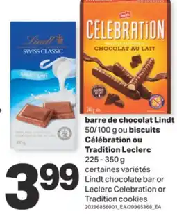 L'Intermarché BARRE DE CHOCOLAT, 50/100 G OU BISCUITS OU TRADITION LECLERC, 225 - 350 G offer