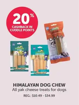 Mondou HIMALAYAN DOG CHEW All yak Cheese Treats for dogs offer