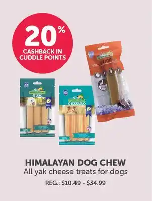 Mondou HIMALAYAN DOG CHEW All yak Cheese Treats for dogs offer