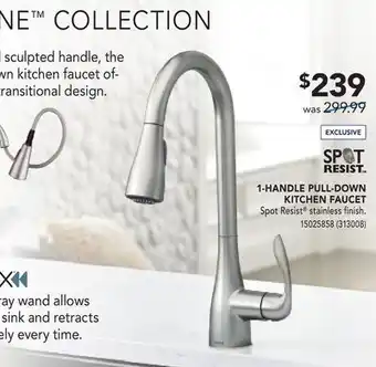 RONA 1-HANDLE PULL-DOWN KITCHEN FAUCET offer