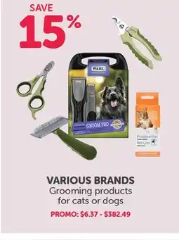 Mondou VARIOUS BRANDS Grooming Products for cats or dogs offer