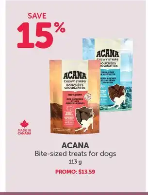 Mondou ACANA Bite-Sized Treats for dogs offer