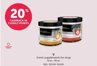 Mondou V Joints Supplements for dogs offer