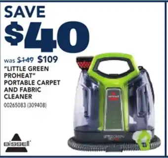 RONA LITTLE GREEN PROHEAT PORTABLE CARPET AND FABRIC CLEANER offer