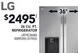 RONA 26 CU. FT. REFRIGERATOR offer