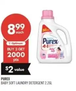 Shoppers Drug Mart Purex baby soft laundry detergent offer