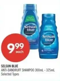 Shoppers Drug Mart Selsun blue anti-dandruff shampoo offer