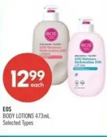 Shoppers Drug Mart EOS body lotions offer