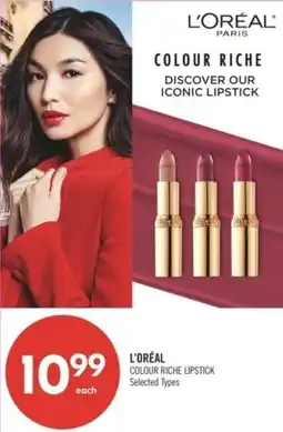 Shoppers Drug Mart L'oréal colour riche lipstick offer