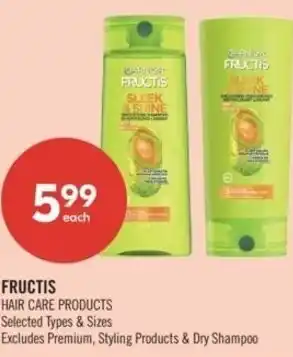 Shoppers Drug Mart Fructis hair care products offer