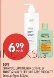 Shoppers Drug Mart Dove or fructis offer