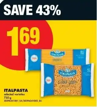 No Frills Italpasta offer