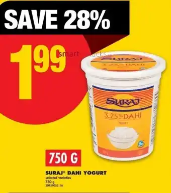 No Frills Suraj dahi yogurt offer