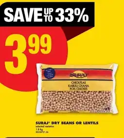 No Frills Suraj dry beans or lentils offer