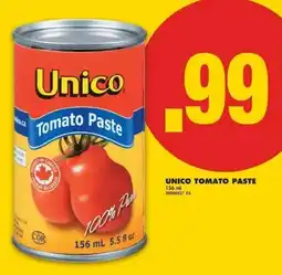 No Frills Unico tomato paste offer