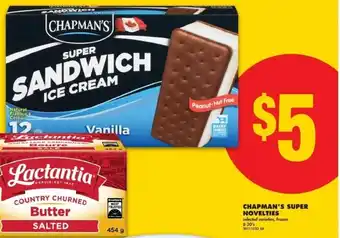 No Frills Chapman's super novelties offer