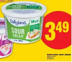 No Frills Dairyland sour cream offer