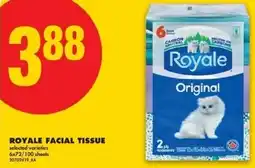 No Frills Royale facial tissue offer