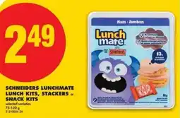 No Frills Schneiders lunchmate lunch kits, stackers or snack kits offer